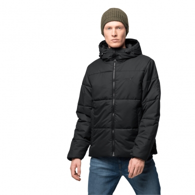 Jack Wolfskin Winter Jacket Kyoto XT - windproof insulation jacket - black men